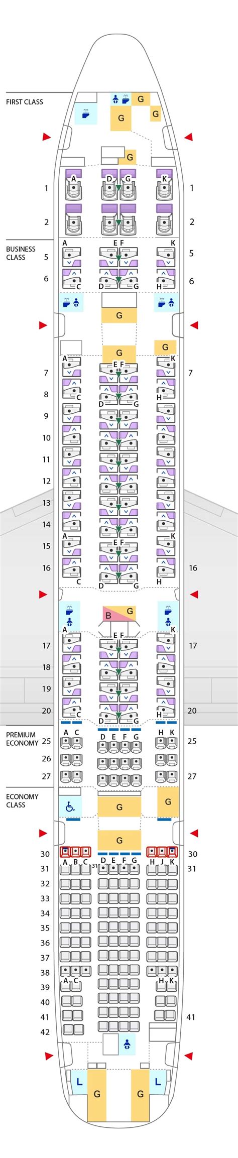 777-300 seat map